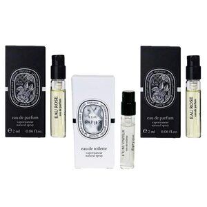 Diptyque 3pc Eau Rose EDP & L'Eau Papier EDT Travel Spray 2ml/ea